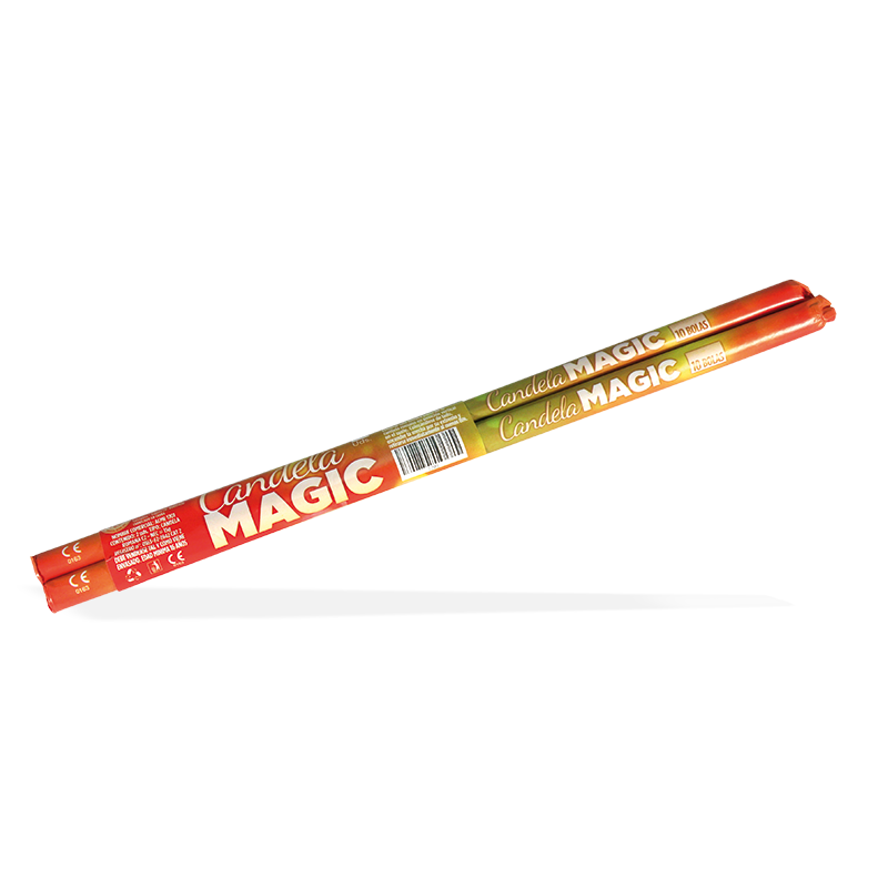 [1701] 2 CANDELAS MAGIC COLOR 10 BOLAS
