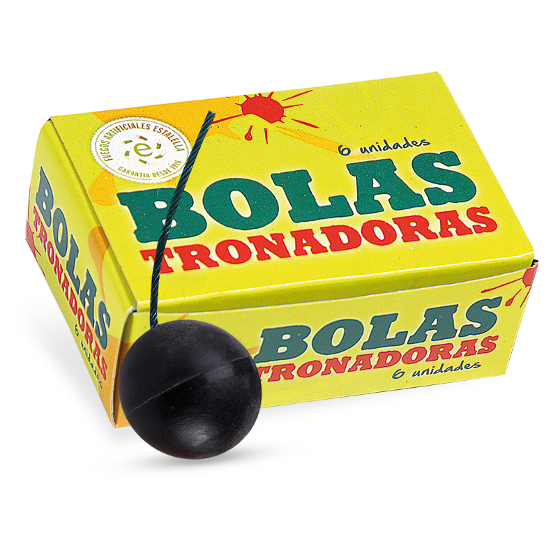 [1809] 6 BOLAS TRONADORAS
